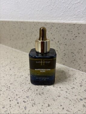 SAND+FOG Marshmallow Skies Body & Fragrance Oil — Blue and Gold